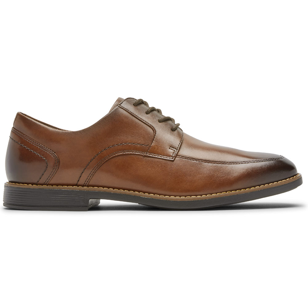 Rockport Mens Oxfords Brown - Slayter Apron Toe - UK 714-RAYUIT